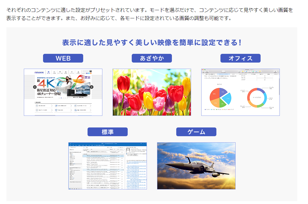 【中古モニター】23.8インチ メーカー I-ODATA 型番 LCD-AH241EDB 入力端子 D-Sub HDMI 解像度 1920x1080 中古 液晶 モニター PC ディスプレイ