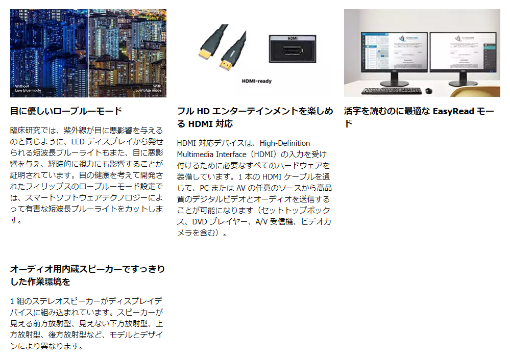 【中古モニター】23.8インチ メーカー PHILIPS 型番 243V7QDAB 入力端子 D-Sub DVI HDMI 解像度 1920x1080 中古 液晶 モニター PC ディスプレイ