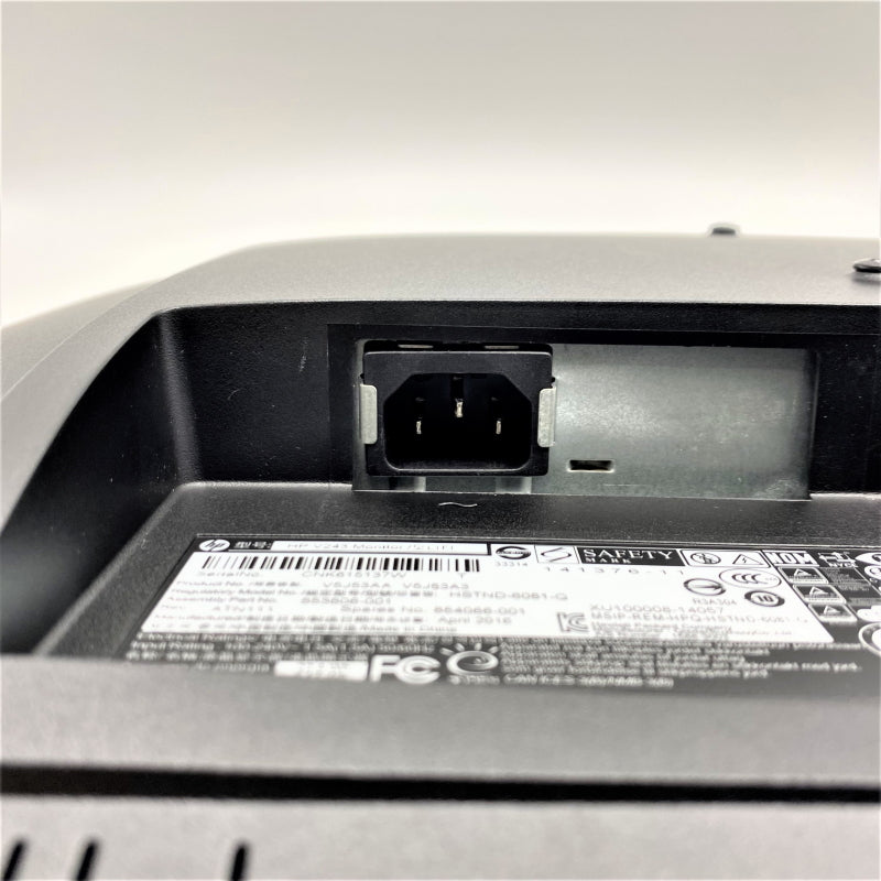 【中古モニター】24インチ メーカー HP 型番 V243 入力端子 D-Sub DVI 解像度 1920x1080 中古 液晶 モニター PC ディスプレイ