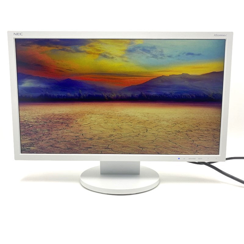 【中古モニター】21.5インチ メーカー NEC 型番 LCD-AS224WMI-C 入力端子 DisplayPort D-Sub 解像度  1