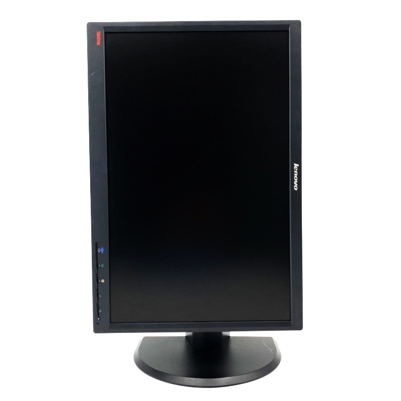 【中古モニター】22インチ メーカー LENOVO 型番 LT2252pwD 入力端子 DVI D-Sub Displayport 解像度 1680x1050 中古 液晶 モニター PC ディスプレイ