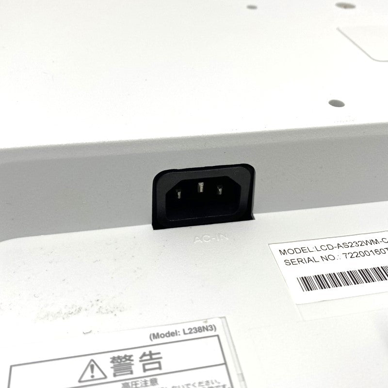 【中古モニター】23インチ メーカー NEC 型番 NEC AS232WM-C 入力端子 D-Sub HDMI DVI 解像度 1920x1080 中古 液晶 モニター PC ディスプレイ