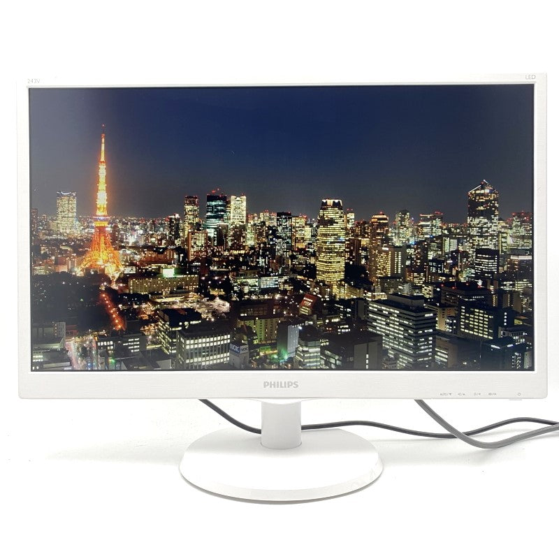 中古モニター】23.6インチ メーカー PHILIPS 型番 243V5QHAWA-11 入力端子 DVI D-Sub HDMI 解像度 – モニタヤ