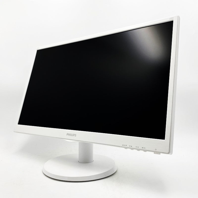 【中古モニター】23.6インチ メーカー PHILIPS 型番 243V5QHAWA-11 入力端子 DVI D-Sub HDMI 解像度 1920x1080 中古 液晶 モニター PC ディスプレイ