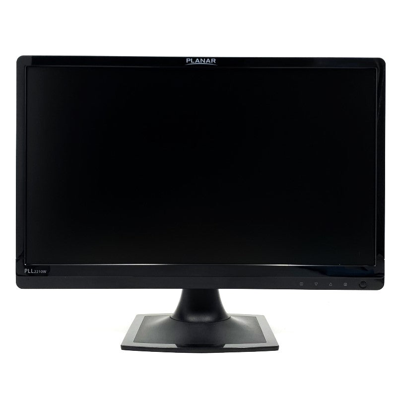 【中古モニター】22インチ メーカー PLANAR 型番 PLL2210W 入力端子 DVI D-Sub 解像度 1920x1080 中古 液晶 モニター PC ディスプレイ