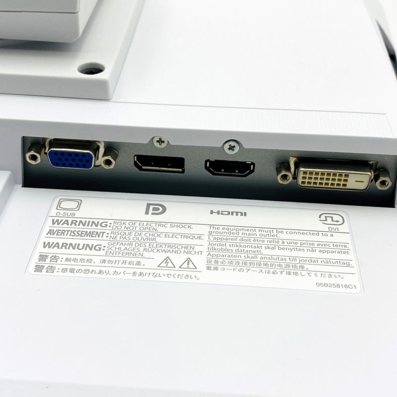 【中古モニター】23.8インチ メーカー EIZO 型番 EV2450-WT 入力端子 HDMI D-Sub DVI DisplayPort 解像度 1920x1080 中古 液晶 モニター PC ディスプレイ