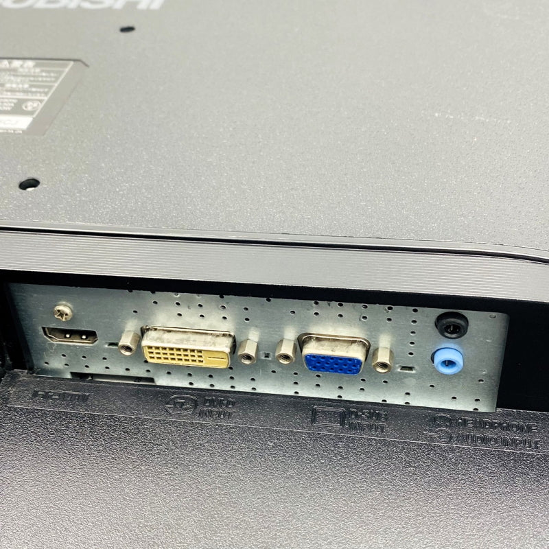 【中古モニター】27インチ メーカー MITSUBISHI 型番 RDT271WLM 入力端子 HDMI D-Sub DVI 解像度 1920x1080 中古 液晶 モニター PC ディスプレイ