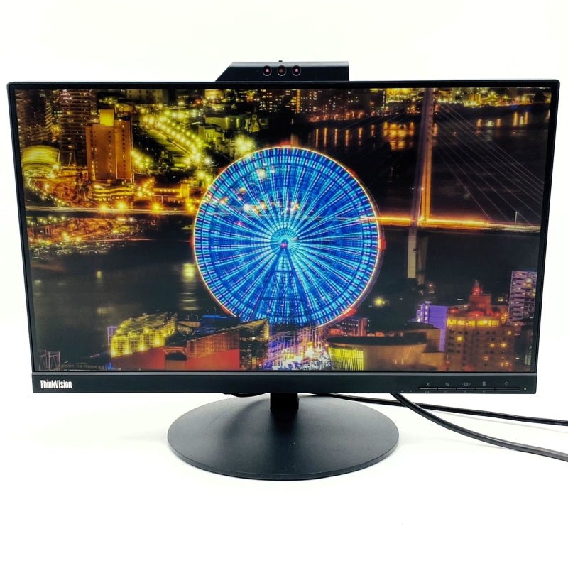 【中古モニター】21.5インチ メーカー Lenovo 型番 61BB-MAR6-WW 入力端子 HDMI D-Sub DisplayPort 解像度  1920x1080 中古 液晶 モニター PC ディスプレイ