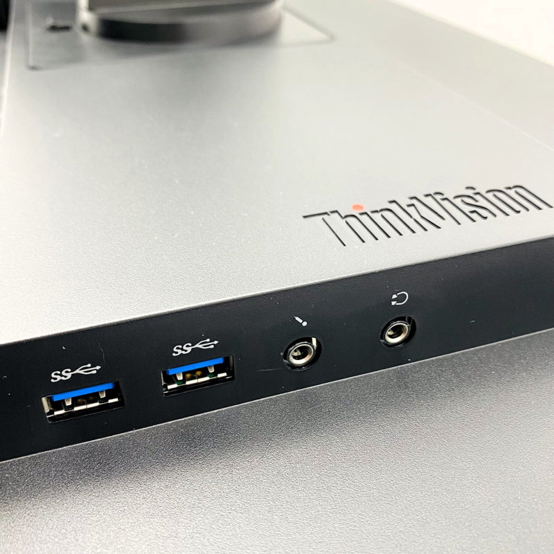 【中古モニター】23.8インチ メーカー Lenovo 型番 T2424z 60D3MAR1WW 入力端子 D-Sub DisplayPort HDMI 解像度 1920x1080 中古 液晶 モニター PC ディスプレイ