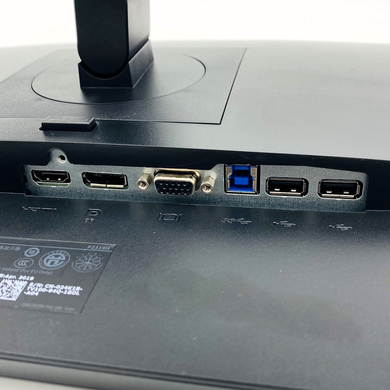 【中古モニター】23インチ メーカー DELL 型番 P2319H 入力端子 HDMI D-Sub Displayort 解像度 1920x1080 中古 液晶 モニター PC ディスプレイ