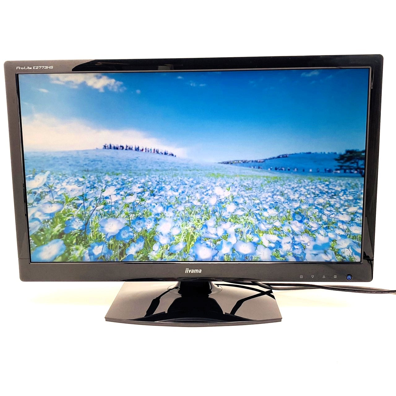【中古モニター】27インチ メーカー iiyama 型番 E2773HS-GB2 入力端子 HDMI D-Sub DVI 解像度 1920x1080 中古 液晶 モニター PC ディスプレイ