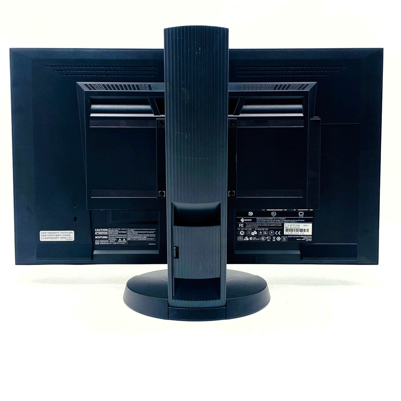 【中古モニター】23インチ メーカー EIZO 型番 EV2336W 入力端子 D-Sub DVI DisplayPort 解像度 1920×1080 中古 液晶 モニター PC ディスプレイ