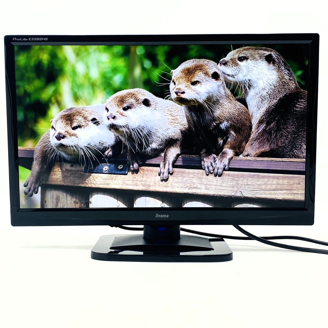 【中古モニター】21.5インチ メーカー iiyama 型番 E2282HS-GB1 入力端子 HDMI D-Sub DVI 解像度 1920×1080 中古 液晶 モニター PC ディスプレイ