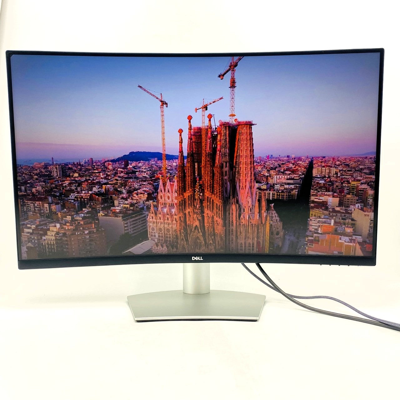 【中古モニター】32インチ メーカー DELL 型番 S3221QS 入力端子 HDMI DisplayPort 解像度 3840×2160 Cランク 中古 液晶 モニター PC ディスプレイ