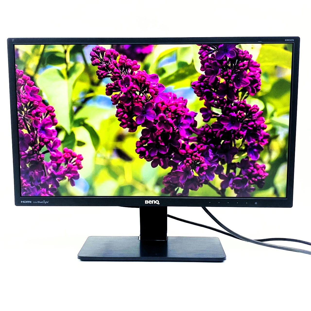 【中古モニター】23.8インチ メーカー BenQ 型番 GW2470HL 入力端子 HDMI D-Sub 解像度 1920x1080 Cランク 中古 液晶 モニター PC ディスプレイ