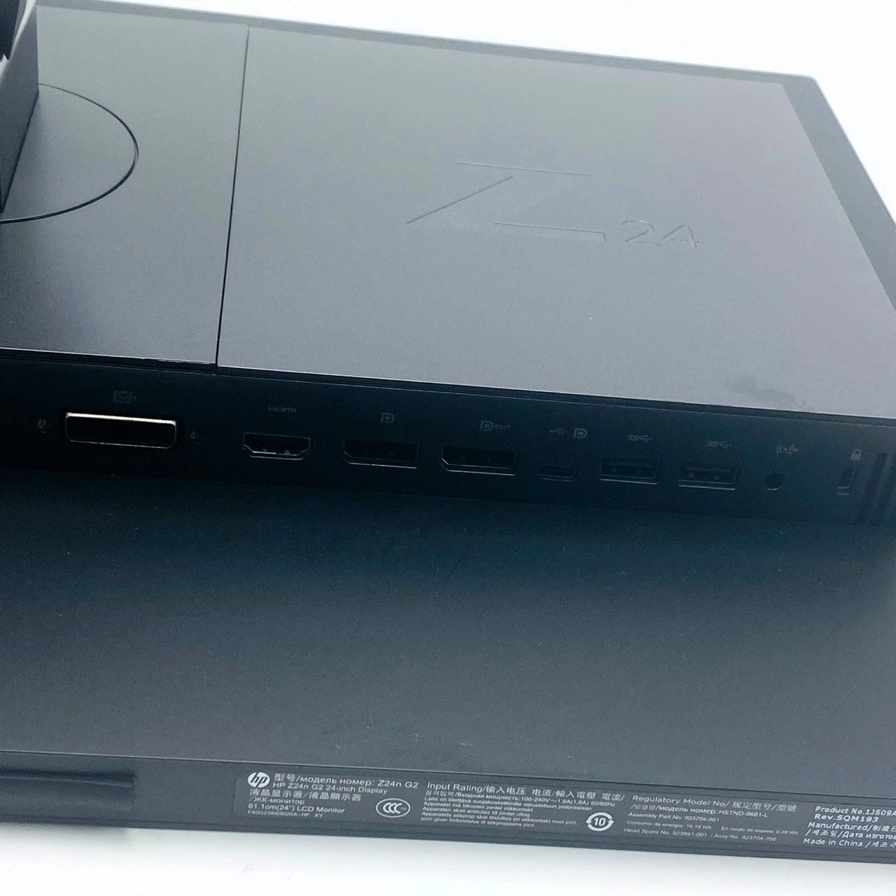 【中古モニター】24インチ メーカー HP 型番 Z24NG2 入力端子 HDMI DVI DisplayPort 解像度 1920x1200 Cランク 中古 液晶 モニター PC ディスプレイ