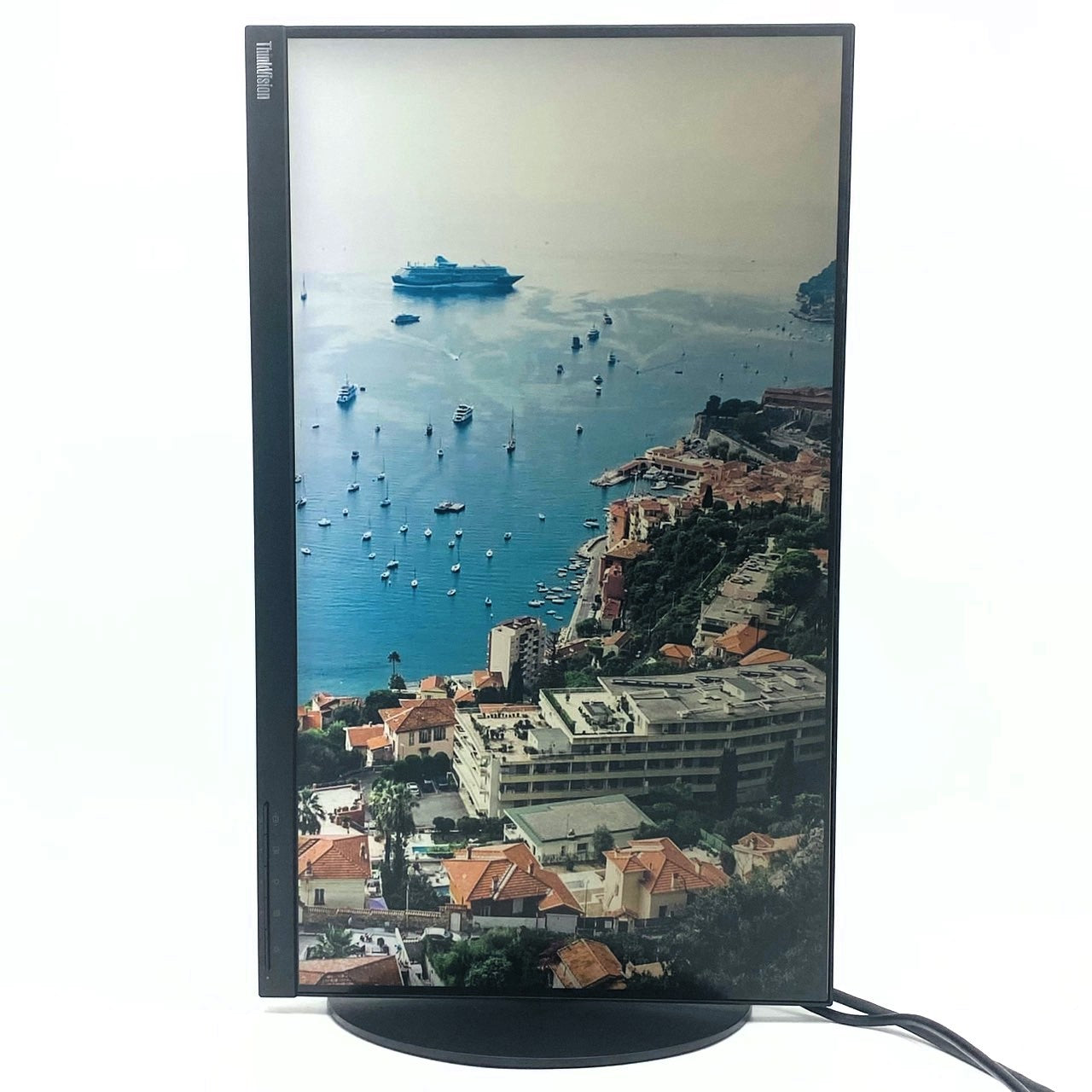 【中古モニター】23.8インチ メーカー Lenovo 型番 61CE-MAR2-WW 入力端子 HDMI D-Sub Displayport 解像度 1920x1080 Cランク 中古 液晶 モニター PC ディスプレイ