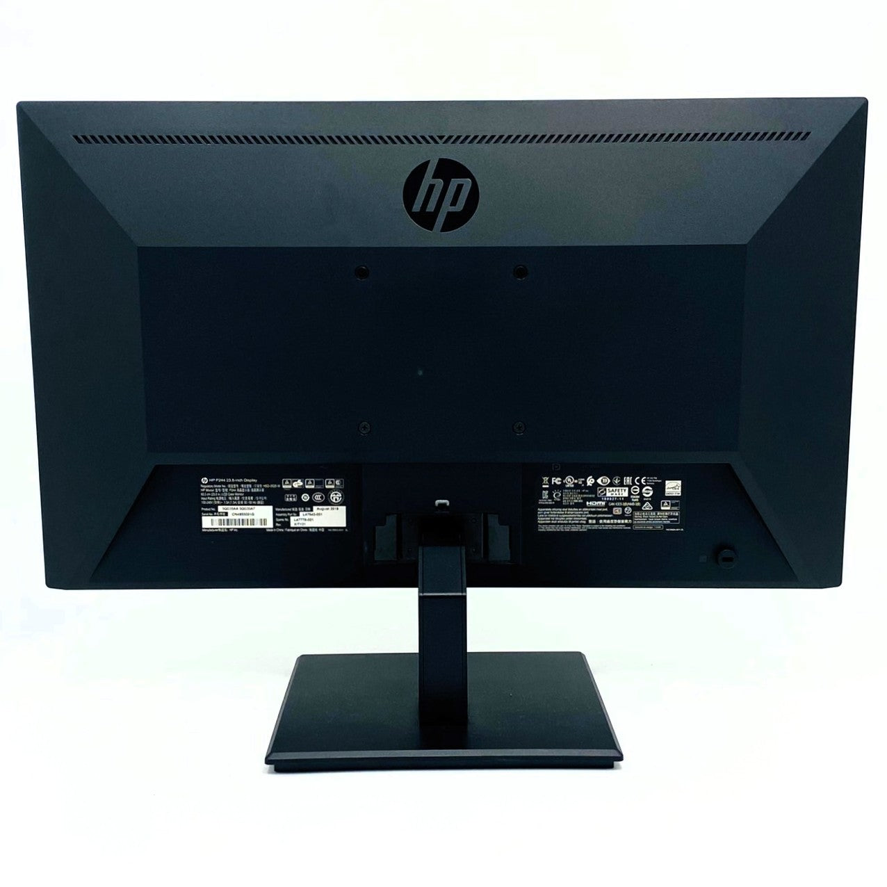 【中古モニター】23.8インチ メーカー HP 型番 P244 入力端子 HDMI D-Sub DisplayPort 解像度 1920x1080 Cランク 中古 液晶 モニター PC ディスプレイ