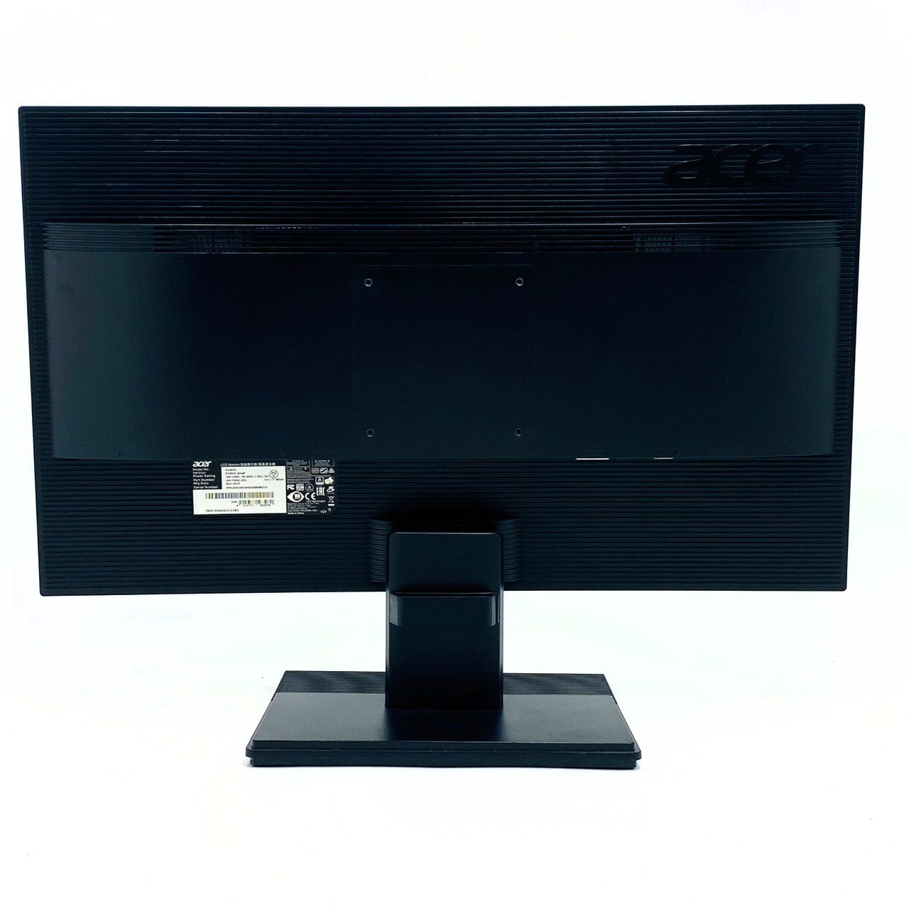 【中古モニター】24インチ メーカー Acer 型番 V246HL 入力端子 D-Sub DVI 解像度 1920x1080 Bランク 中古 液晶 モニター PC ディスプレイ