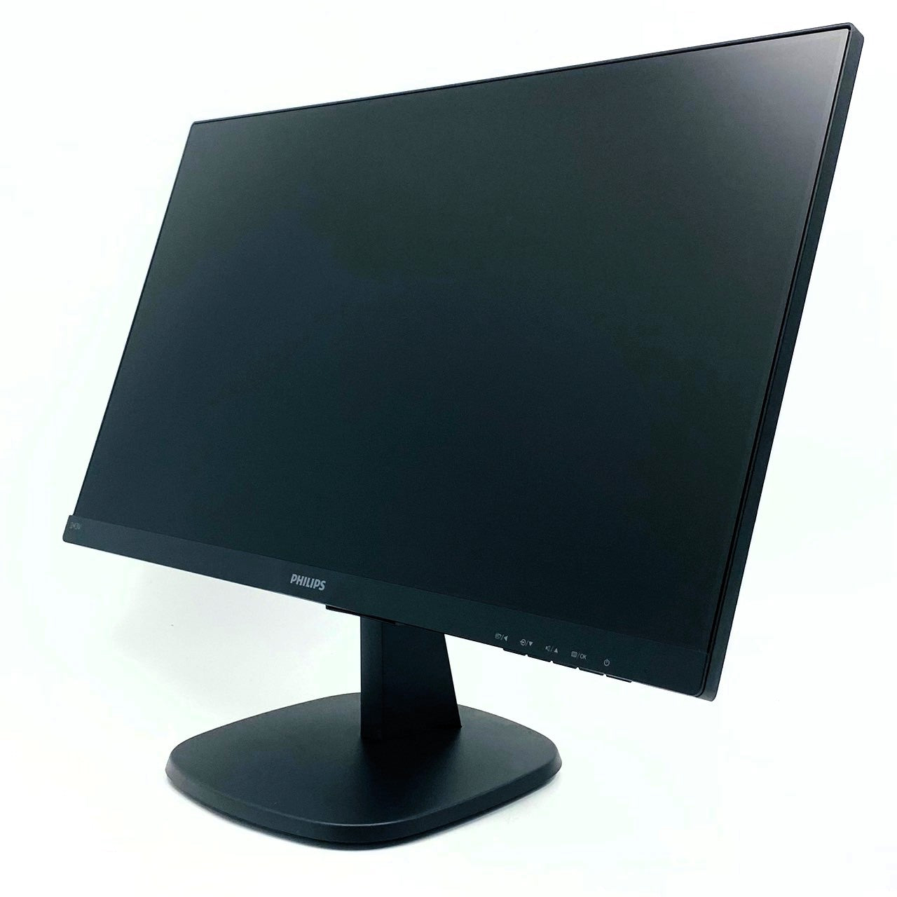 【中古モニター】23.8インチ メーカー PHILIPS 型番 243V7QJAB/11入力端子 D-Sub DisplayPort HDMI 解像度 1920x1080 Aランク 中古 液晶 モニター PC ディスプレイ