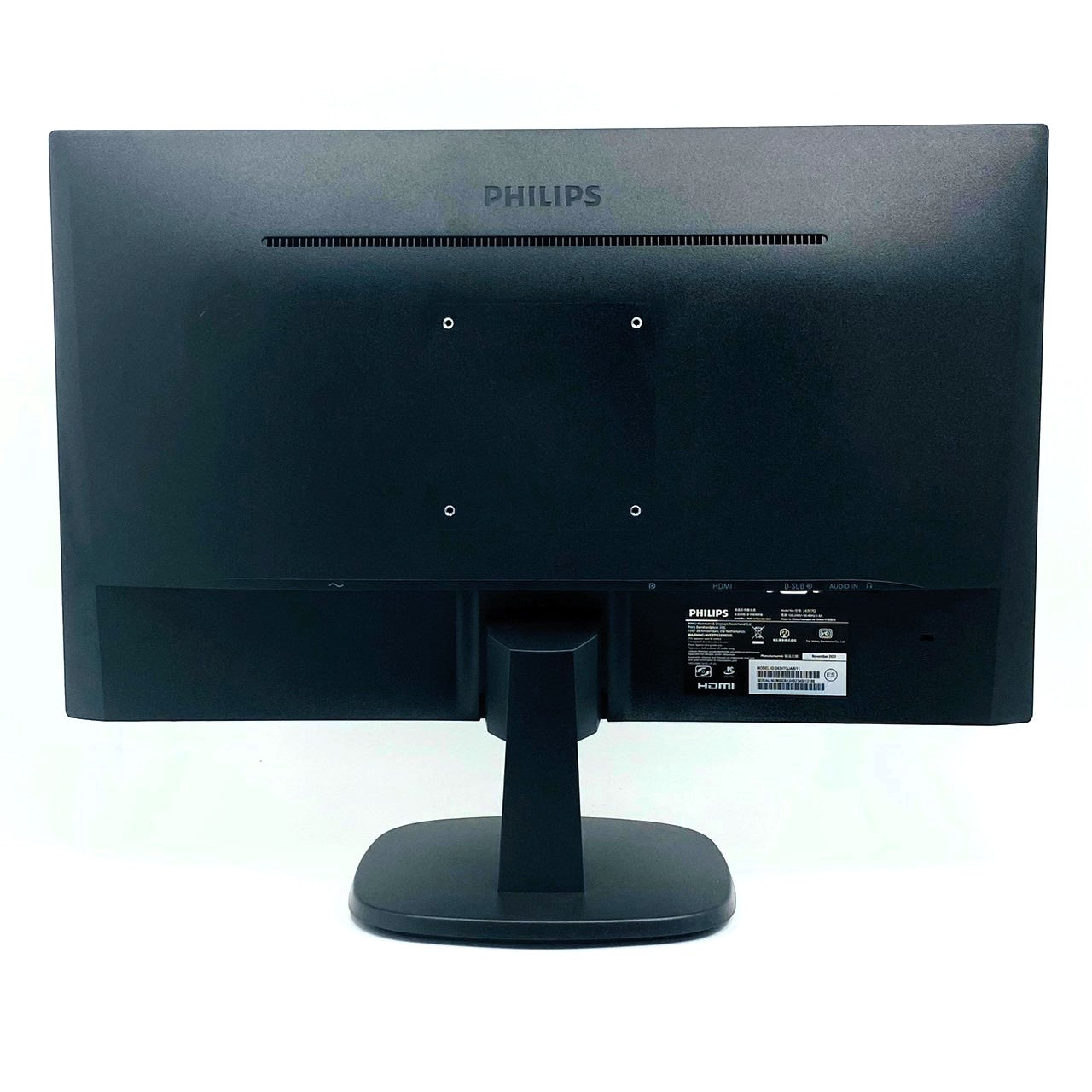 【中古モニター】23.8インチ メーカー PHILIPS 型番 243V7QJAB/11入力端子 D-Sub DisplayPort HDMI 解像度 1920x1080 Aランク 中古 液晶 モニター PC ディスプレイ