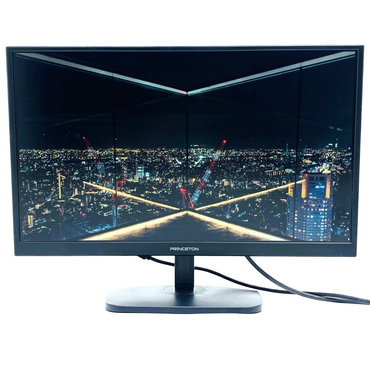 【中古モニター】23.6インチ メーカー PRINCETON 型番 PTFBDE-24W 入力端子 HDMI D-Sub DVI 解像度 1920x1080 Aランク 中古 液晶 モニター PC ディスプレイ