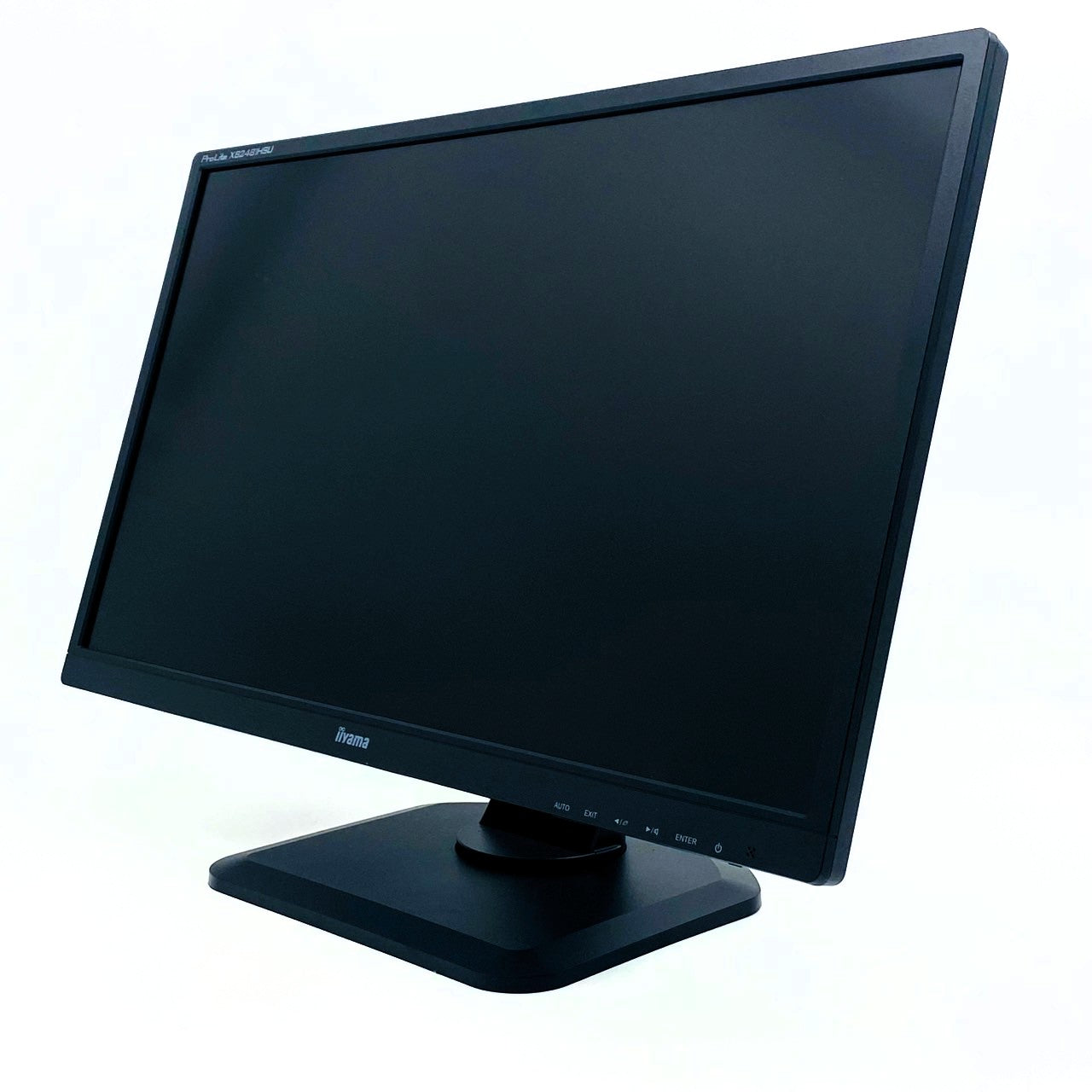 【中古モニター】23.8インチ メーカー iiyama 型番 XB2481HSU-B1 入力端子 HDMI D-Sub DVI 解像度 1920x1080 Aランク 中古 液晶 モニター PC ディスプレイ