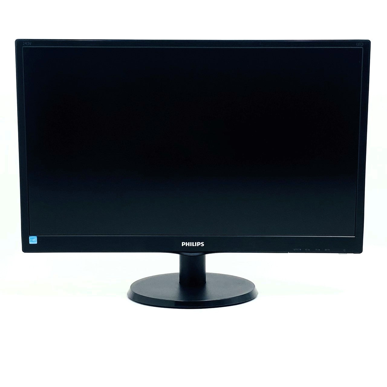 【中古モニター】23.6インチ メーカー PHILIPS 型番 243V5QHABA/11 入力端子 HDMI D-Sub DVI 解像度 1920x1080 Cランク 中古 液晶 モニター PC ディスプレイ