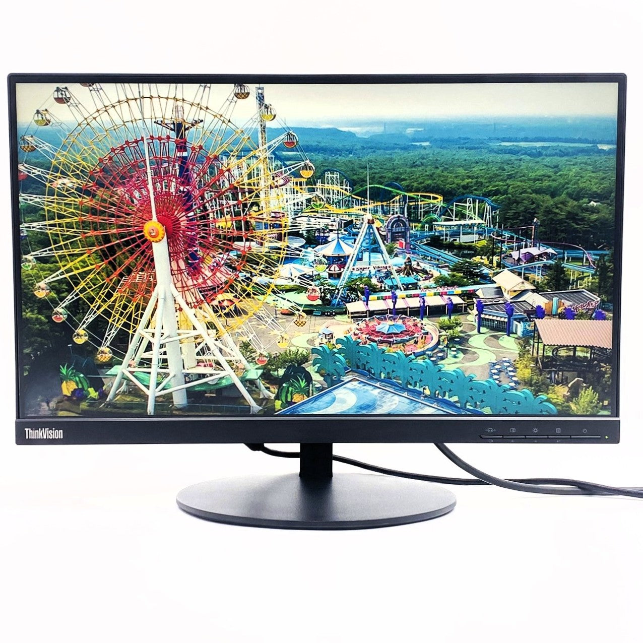 【中古モニター】21.5インチ メーカー Lenovo 型番 61A9-MAR1-WW ThinkVision T22i-10 入力端子D-Sub HDMI Displayport 解像度 1920x1080 Aランク 中古 液晶 モニター PC ディスプレイ