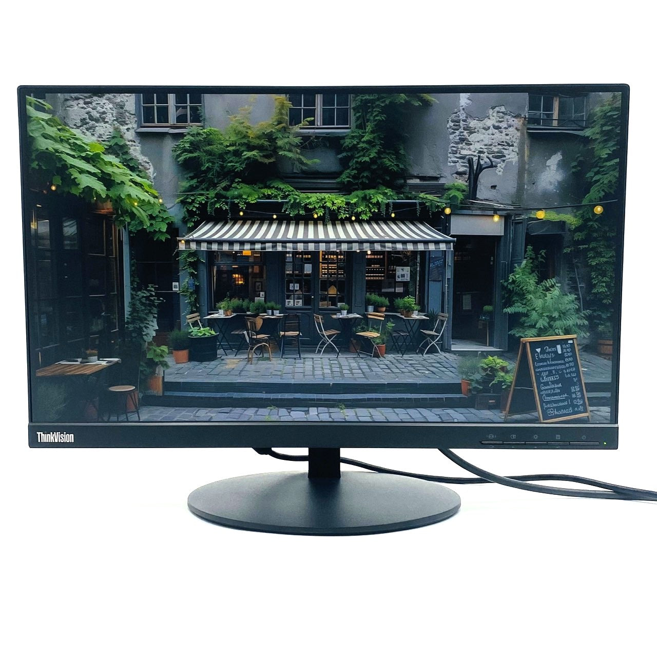 【中古モニター】21.5インチ メーカー Lenovo 型番 61A9-MAR1-WW ThinkVision T22i-10 入力端子D-Sub HDMI Displayport 解像度 1920x1080 Bランク 中古 液晶 モニター PC ディスプレイ