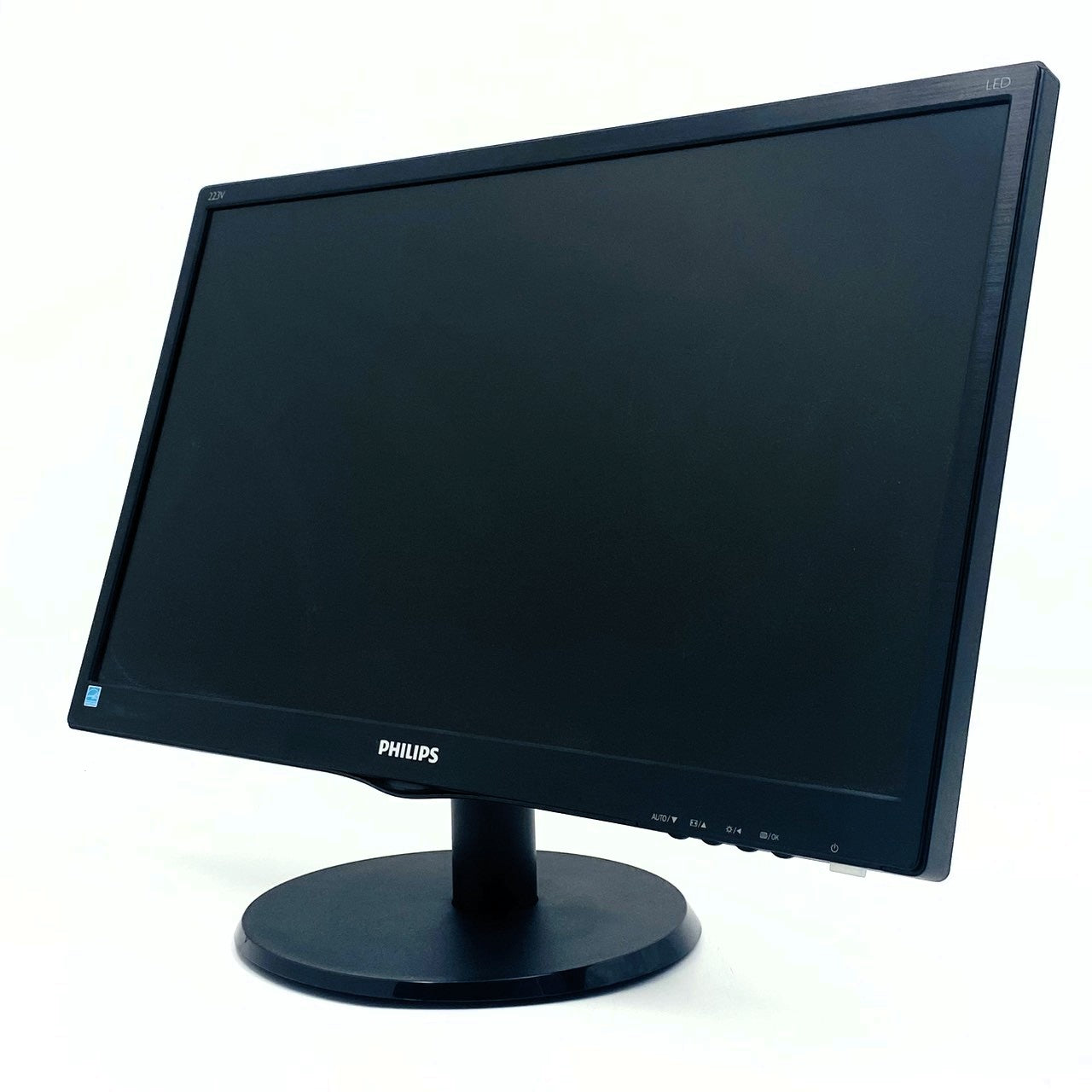 【中古モニター】21.5インチ メーカー PHILIPS 型番 223V5LHSB11 入力端子 D-Sub HDMI 解像度 1920x1080 Cランク 中古 液晶 モニター PC ディスプレイ
