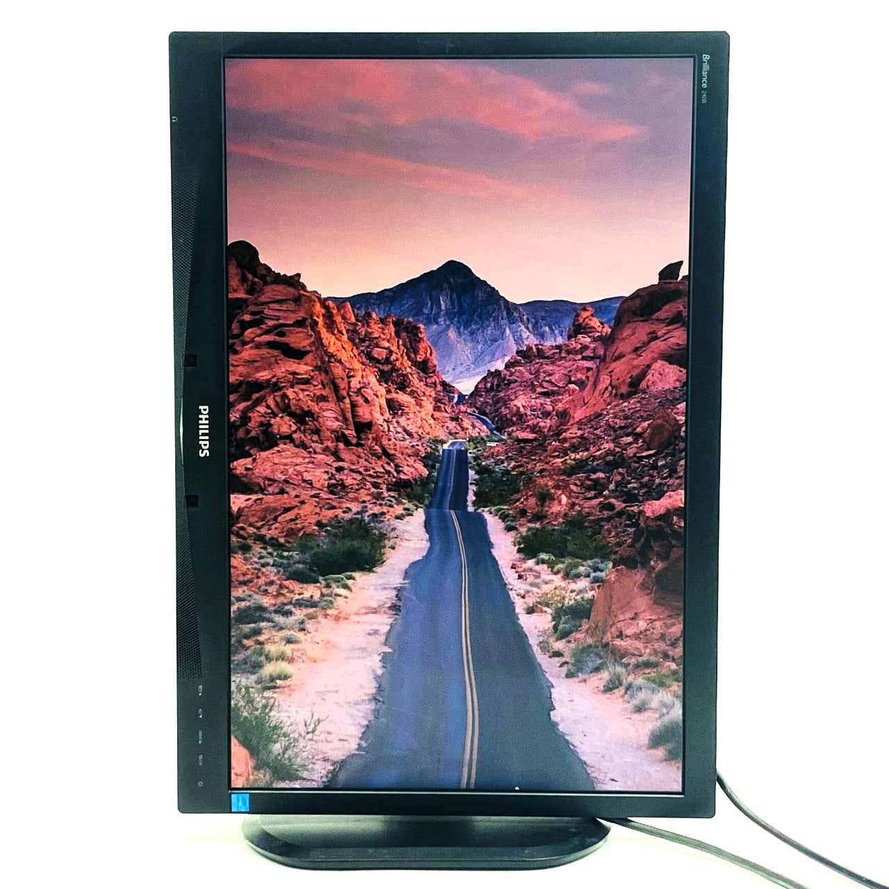 【中古モニター】24インチ メーカー PHILIPS 型番 240B4QPYEB-11 入力端子 DVI D-Sub DisplayPort 解像度 1920x1200 Bランク 中古 液晶 モニター PC ディスプレイ