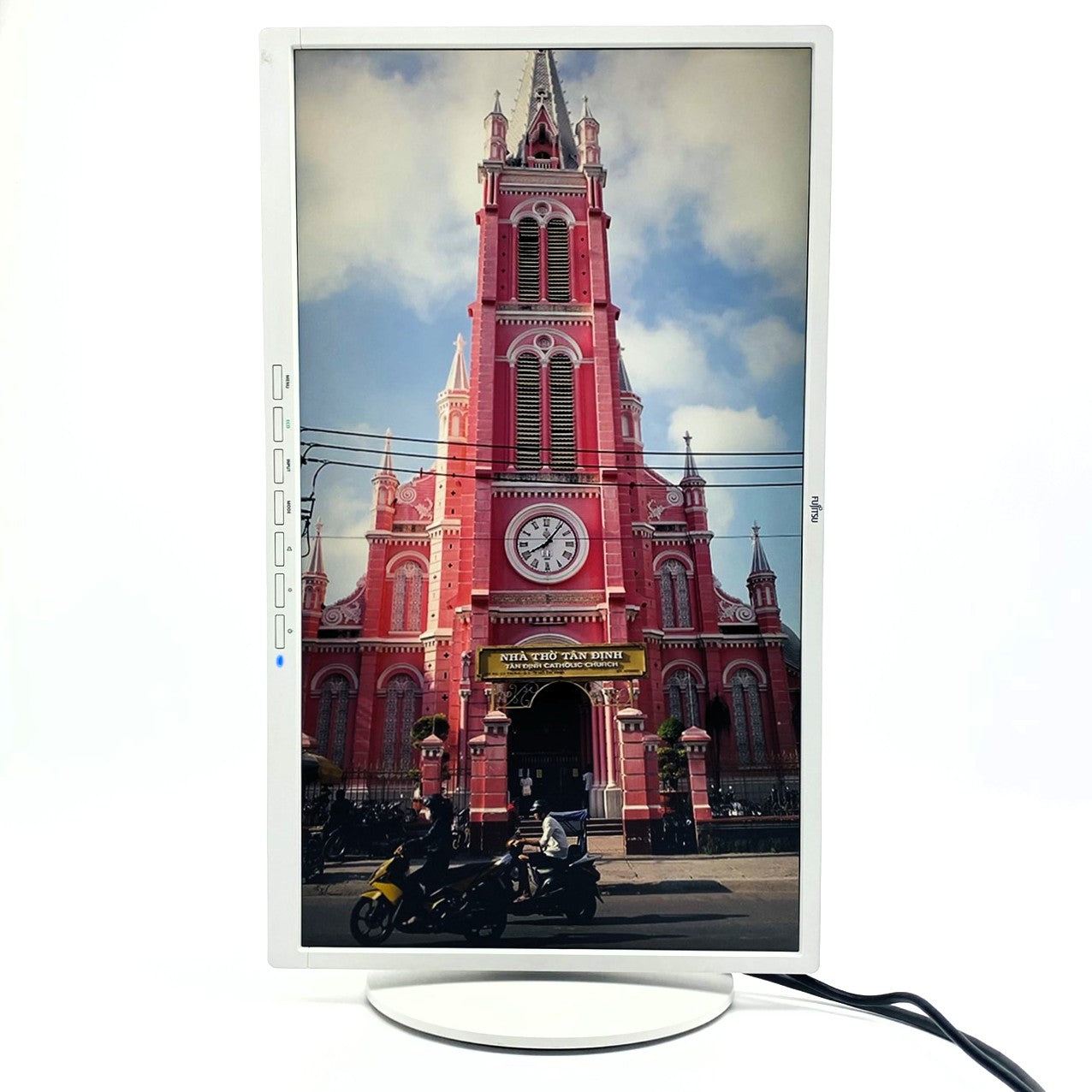 【中古モニター】24インチ メーカー FUJITSU 型番 VL-B24-8T 入力端子 DisplayPort DVI D-sub 解像度 1920x1080 Aランク 中古 液晶 モニター PC ディスプレイ