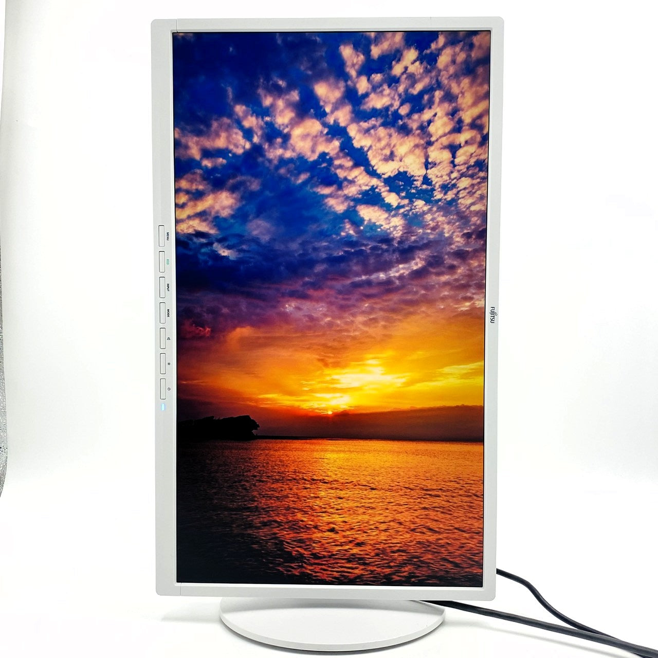 【中古モニター】24インチ メーカー FUJITSU 型番 VL-B24-8T 入力端子 DisplayPort DVI D-sub 解像度 1920x1080 Cランク 中古 液晶 モニター PC ディスプレイ