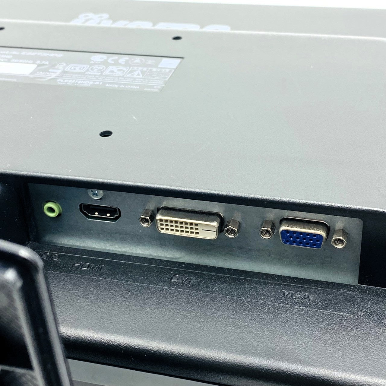 【中古モニター】21.5インチ メーカー iiyama 型番 PL2273HDS-B1 入力端子 HDMI D-Sub DVI 解像度 1920x1080 Bランク 中古 液晶 モニター PC ディスプレイ