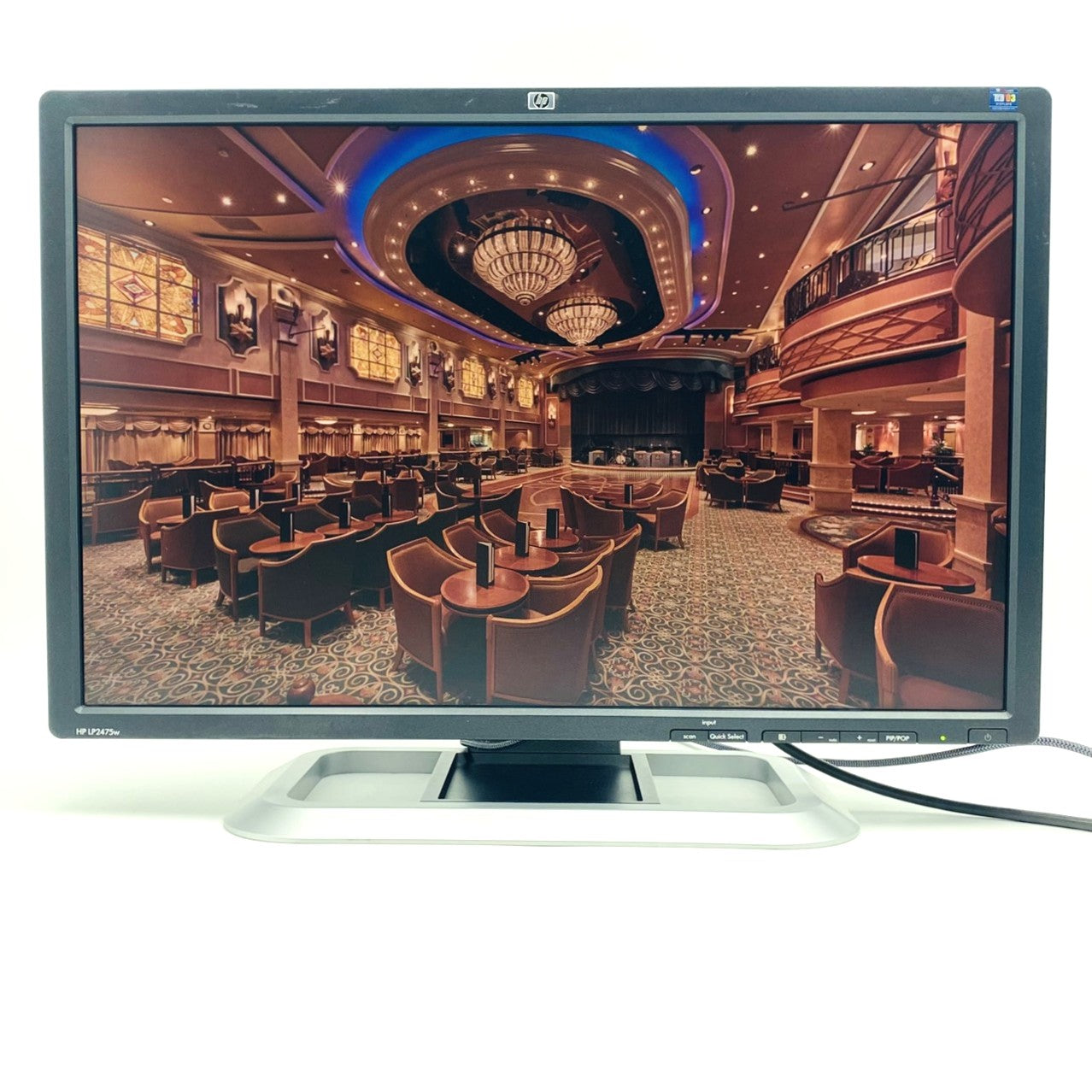 中古モニター】24インチ メーカー HP 型番 LP2475W 入力端子 HDMI DVI