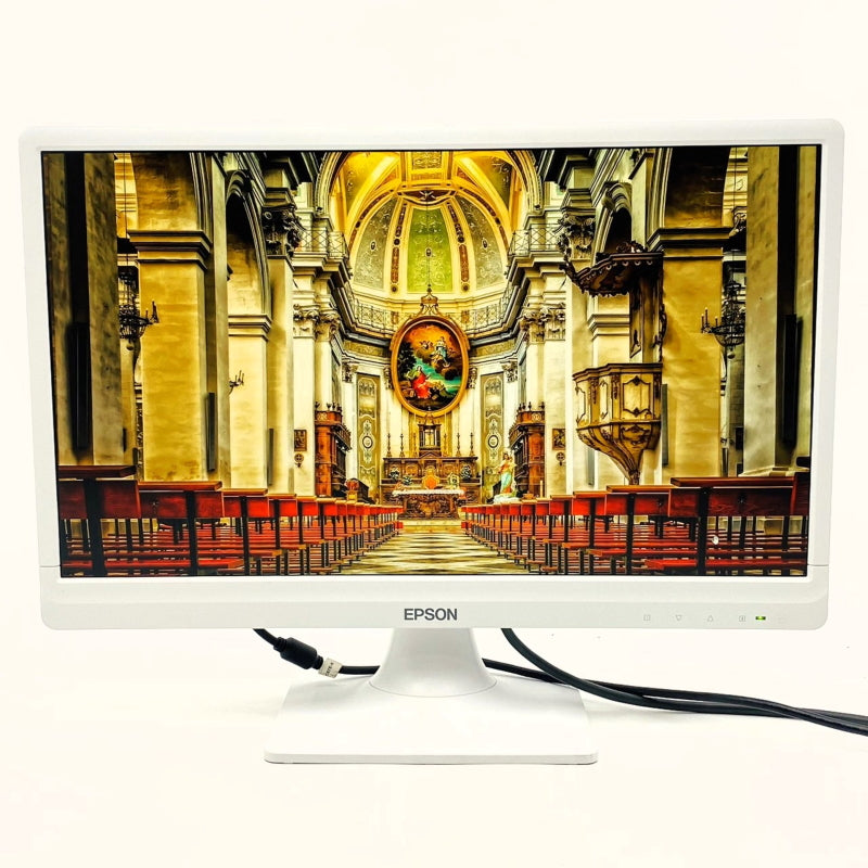 【中古モニター】21.5インチ メーカー EPSON 型番 LD22W82L 入力端子 HDMI D-Sub DVI 解像度 1920x1080 中古  液晶 モニター PC ディスプレイ