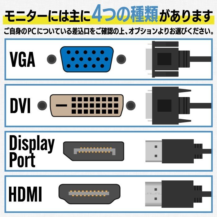 店長おまかせ 厳選 23インチ HDMI 液晶ディスプレイ おすすめ DELL デル HP レノボ Lenovo NEC 三菱 フィリップスなど 中古 液晶 モニター PC ディスプレイ