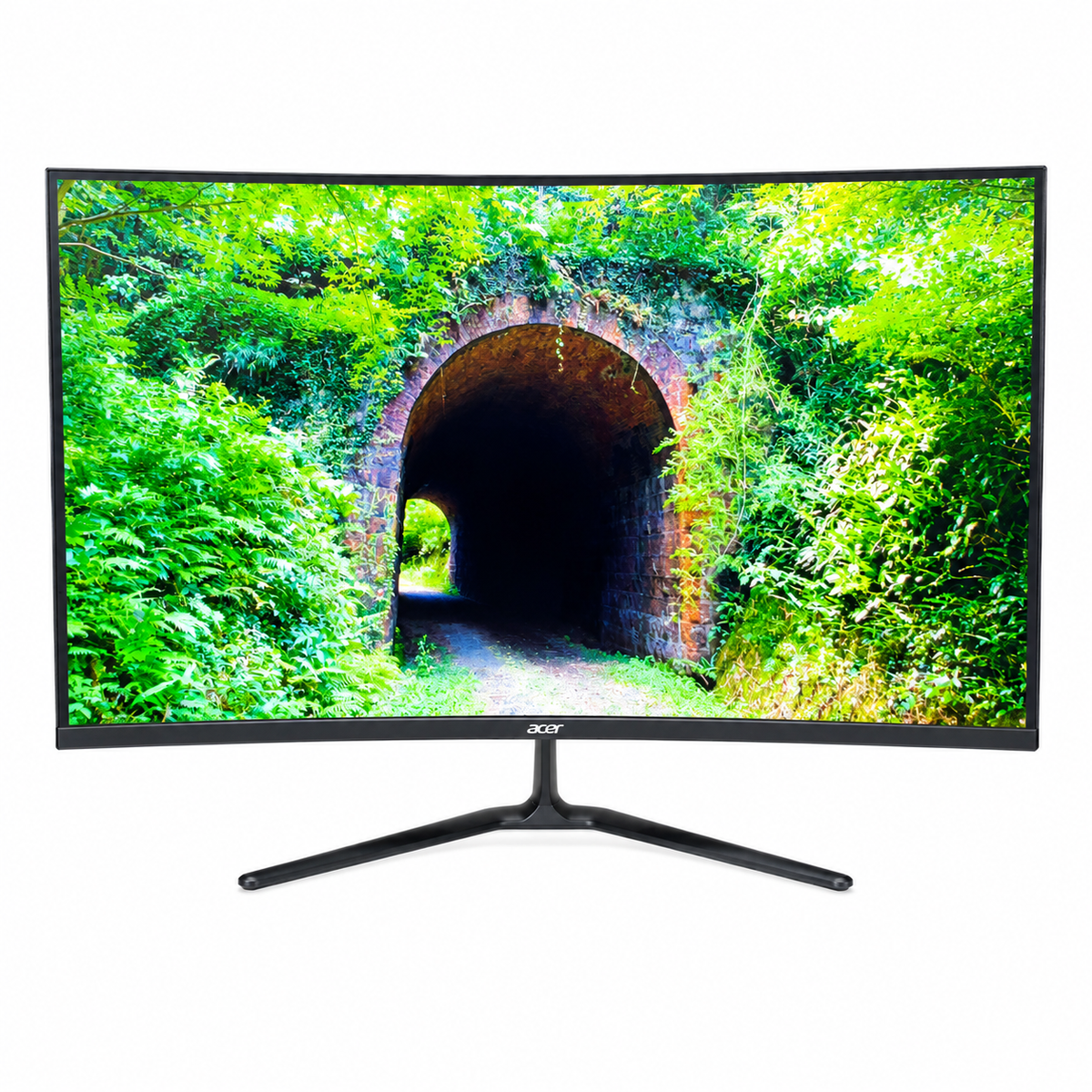 【中古モニター】31.5インチ メーカー Acer 型番 ED320QR 入力端子 HDMI DisplayPort 解像度 1920x1080 Aランク 中古 液晶 モニター PC ディスプレイ