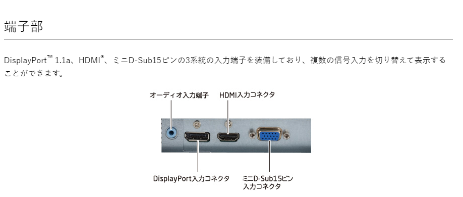 未使用品＆箱・ケーブル付】19インチ メーカー NEC 型番 LCD-AS194MI-C 入力端子 HDMI DisplayPort D- – モニタヤ