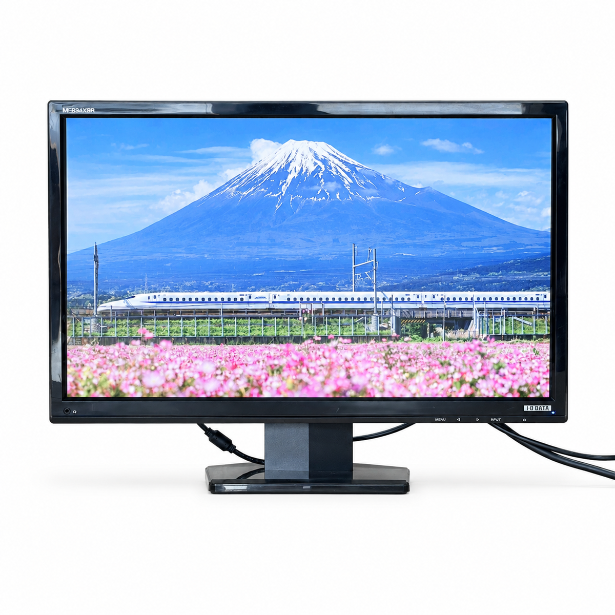 【中古モニター】23インチ メーカー I-ODATA 型番 LCD-MF234XBR 入力端子 D-Sub DVI HDMI 解像度 1920x1080 Cランク 中古 液晶 モニター PC ディスプレイ