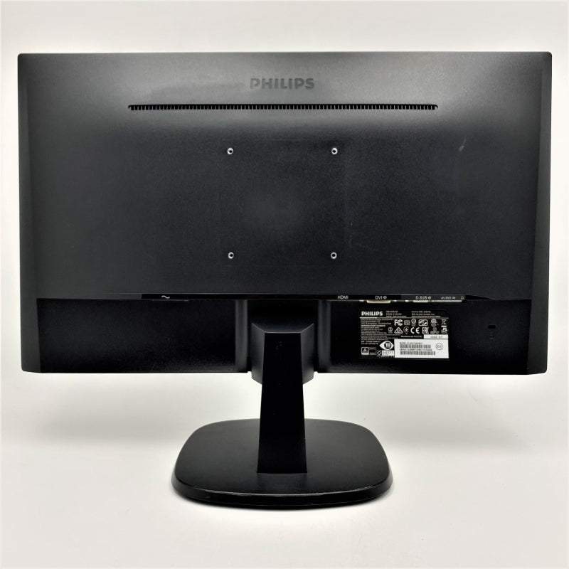 【中古モニター】23.8インチ メーカー PHILIPS 型番 243V7QDAB 入力端子 D-Sub DVI HDMI 解像度 1920x1080  中古 液晶 モニター PC ディスプレイ