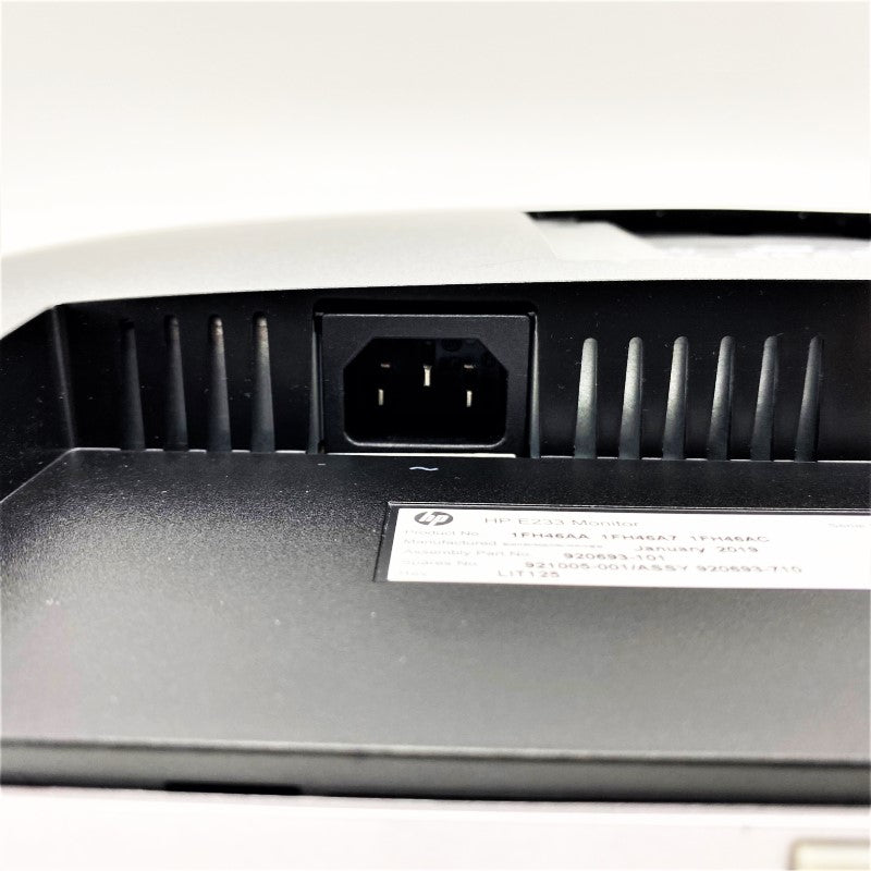 【中古モニター】23インチ メーカー HP 型番 E233 入力端子 D-Sub HDMI Displayport 解像度 1920x1080 中古 液晶 モニター PC ディスプレイ