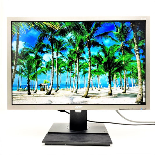 【中古モニター】24インチ メーカー Acer 型番 B246WL 入力端子 HDMI DVI D-port 解像度 1920x1200 中古 液晶 モニター PC ディスプレイ