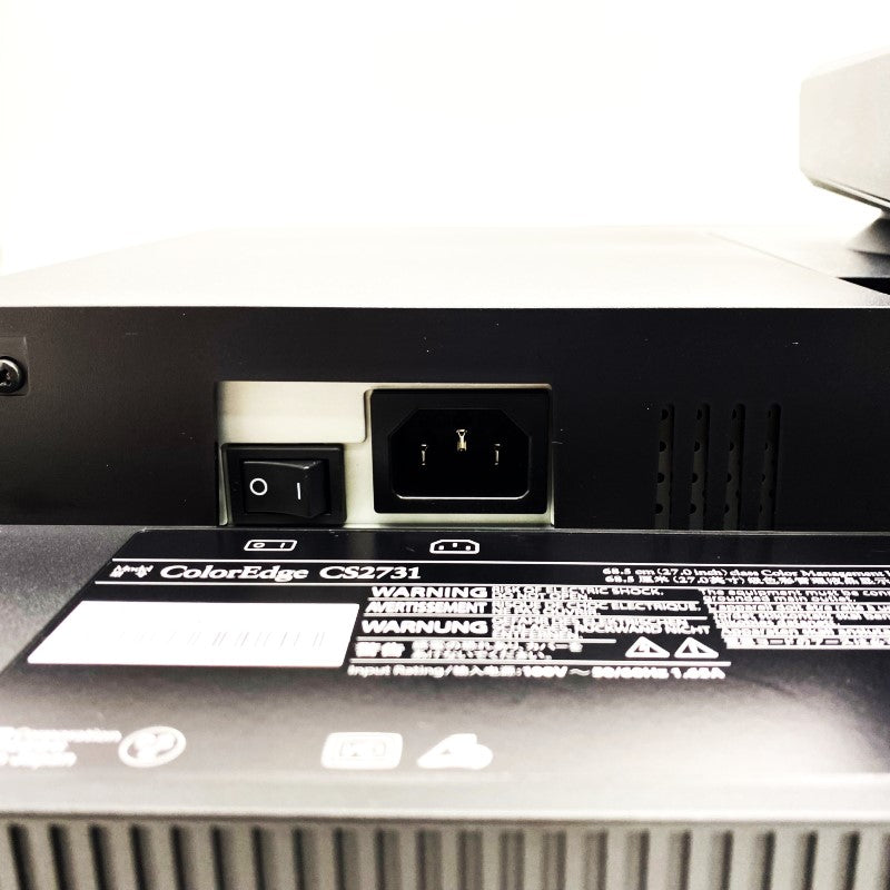 【中古モニター】27インチ メーカー EIZO 型番  CS2731 入力端子 DVIx1 HDMIx1 USB Type-Cx1 DisplayPortx1 解像度 2560x1440 中古 液晶 モニター PC ディスプレイ