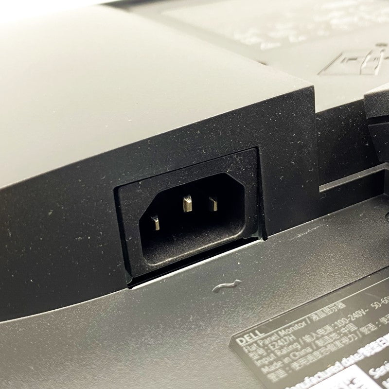【中古モニター】23.8インチ メーカー DELL 型番 E2417HB 入力端子 HDMI DisplayPort D-Sub 解像度 1920x1080 中古 液晶 モニター PC ディスプレイ