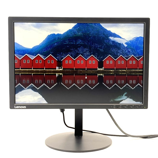 【中古モニター】19.45インチ メーカー Lenovo 型番 T2054p 60G1MAR2WW 入力端子 D-Sub DisplayPort HDMI 解像度 1920x1080 中古 液晶 モニター PC ディスプレイ
