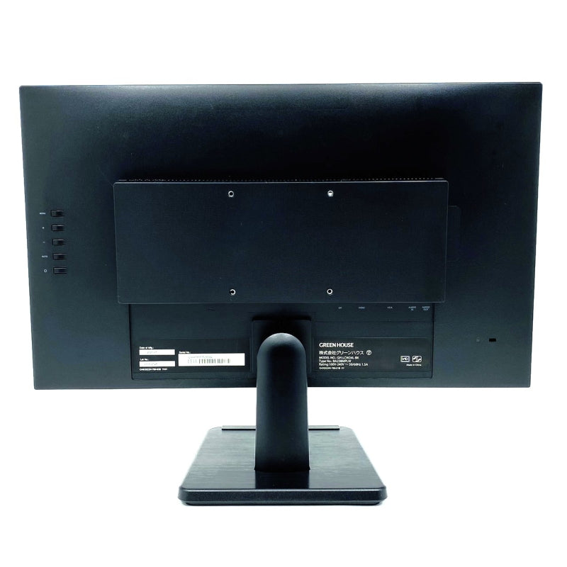 【中古モニター】23.8インチ メーカー GREENHOUSE 型番 GH-LCW24L-BK 入力端子 HDMI D-Sub Displayport  解像度 1920x1080 中古 液晶 モニター PC ディスプレイ