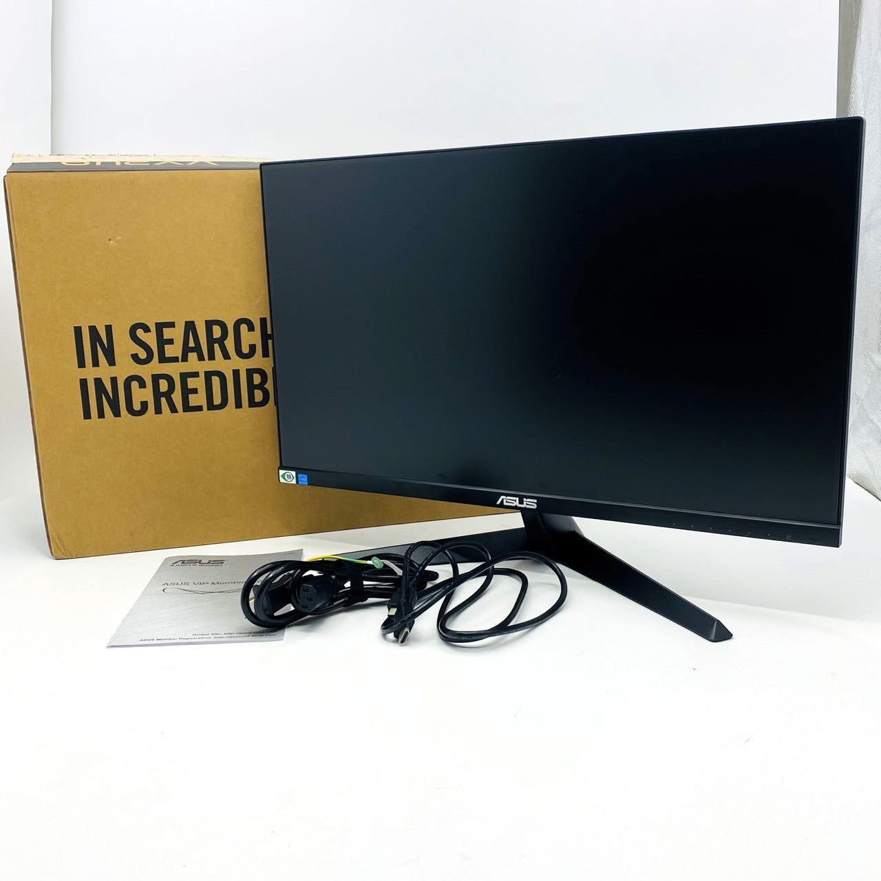 【中古モニター】23.8インチ メーカー ASUS 型番 VY249HE 入力端子 HDMI D-Sub 解像度 1920×1080 Cランク 中古 液晶 モニター PC ディスプレイ