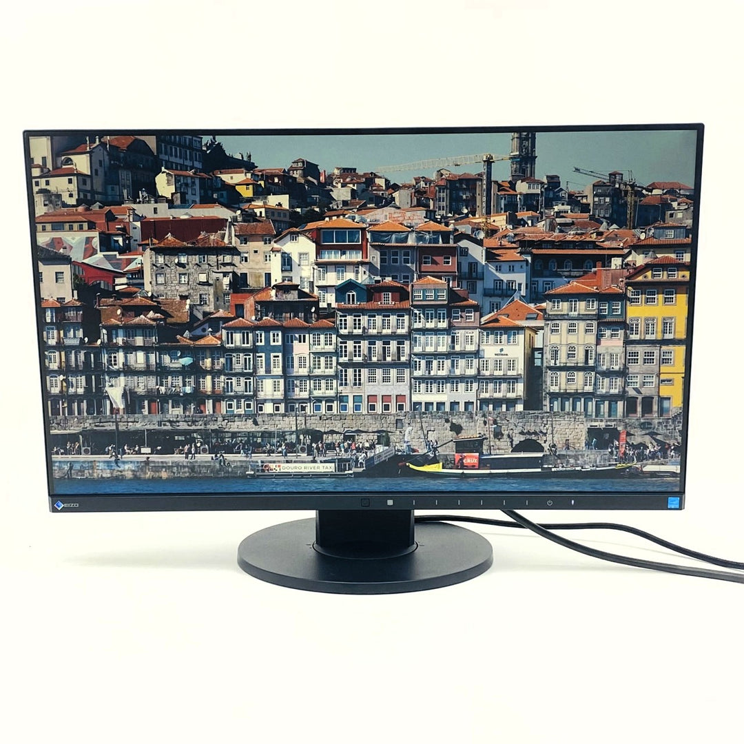 中古モニター】23.8インチ メーカー EIZO 型番 EV2450-BK 入力端子 